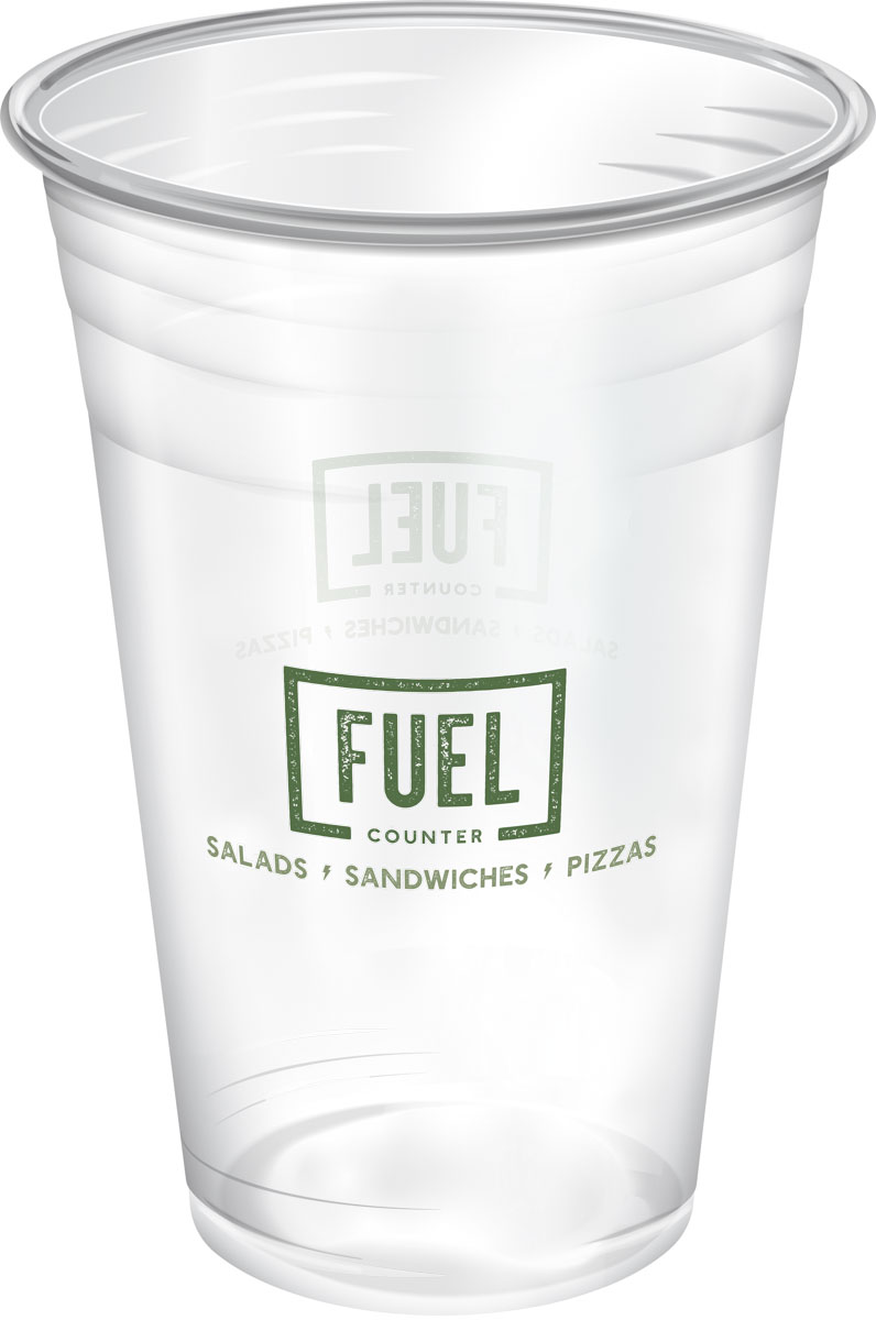 24 oz. Custom Printed Recyclable Plastic Cup